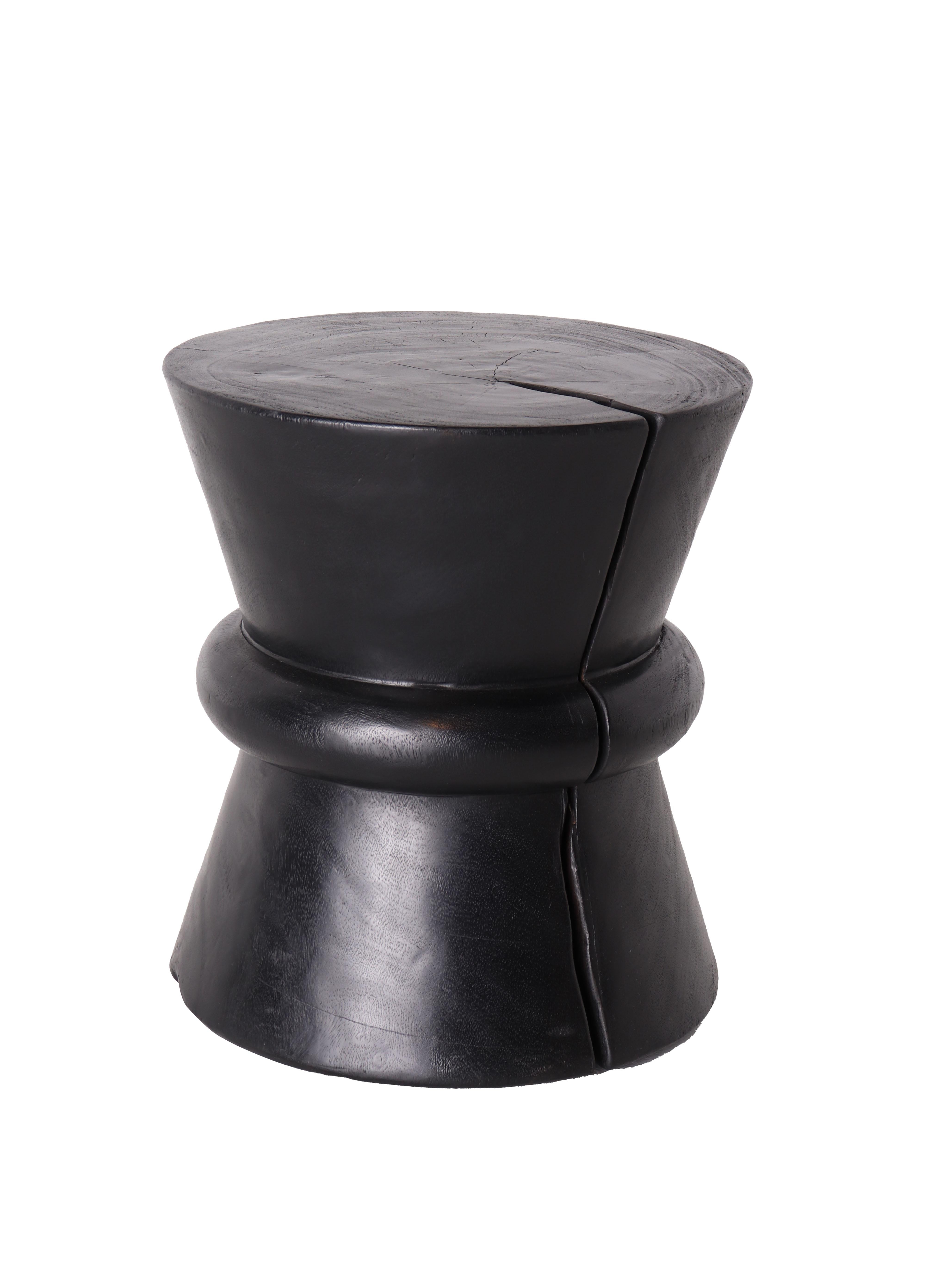 Conical end table in ebonized teak

Sourced from Europe by Brendan Bass. 
Available on the showroom floor, new.