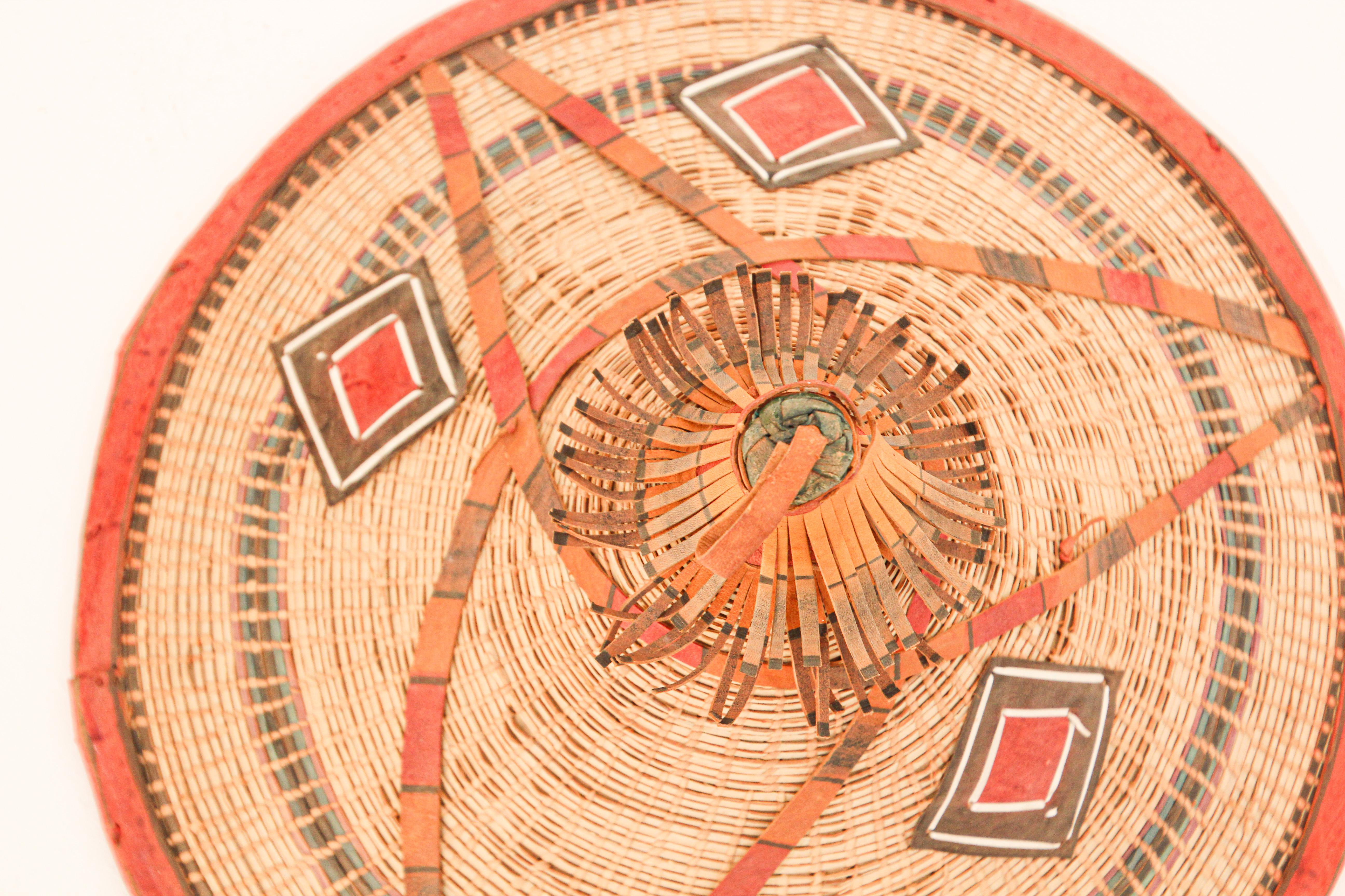 Conical Fulani-Hut aus Leder und Stroh, Stammeskunst, Mali, Westafrika (Malisch) im Angebot