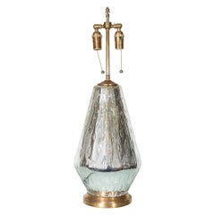 Conical Mercury Glass Lamp