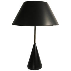 Conical Mid Century Table Lamp attributed to Thurston