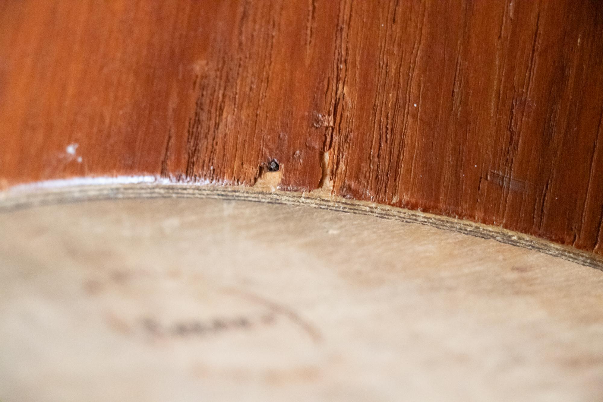 Cestino conico in teak di Martin Aberg per Servex Svezia 1960s in vendita 1