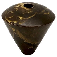 Conical vase by Robert Deblander