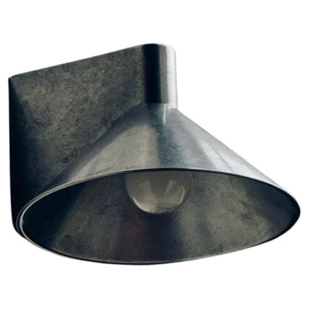 Stainless Steel Conical Wall Light by Henry Wilson For Sale