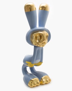 Escultura de cerámica Coniglieschio de Massimo Giacon para Superego Editions, Italia
