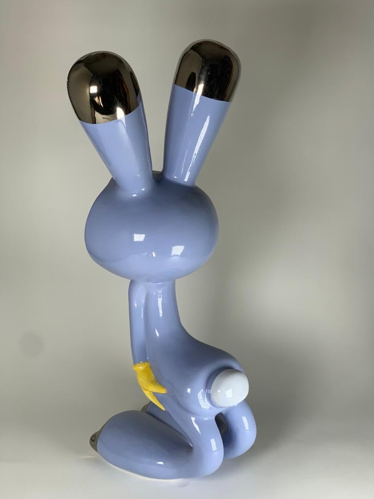 Coniglieschio-Keramik-Skulptur von Massimo Giacon für Superego Editions, Italien (Emailliert) im Angebot