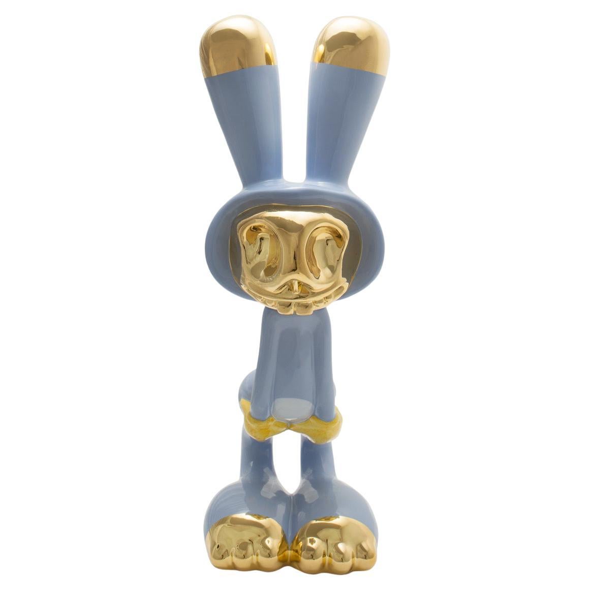 Coniglieschio Ceramic Sculpture by Massimo Giacon for Superego Editions, Italy For Sale