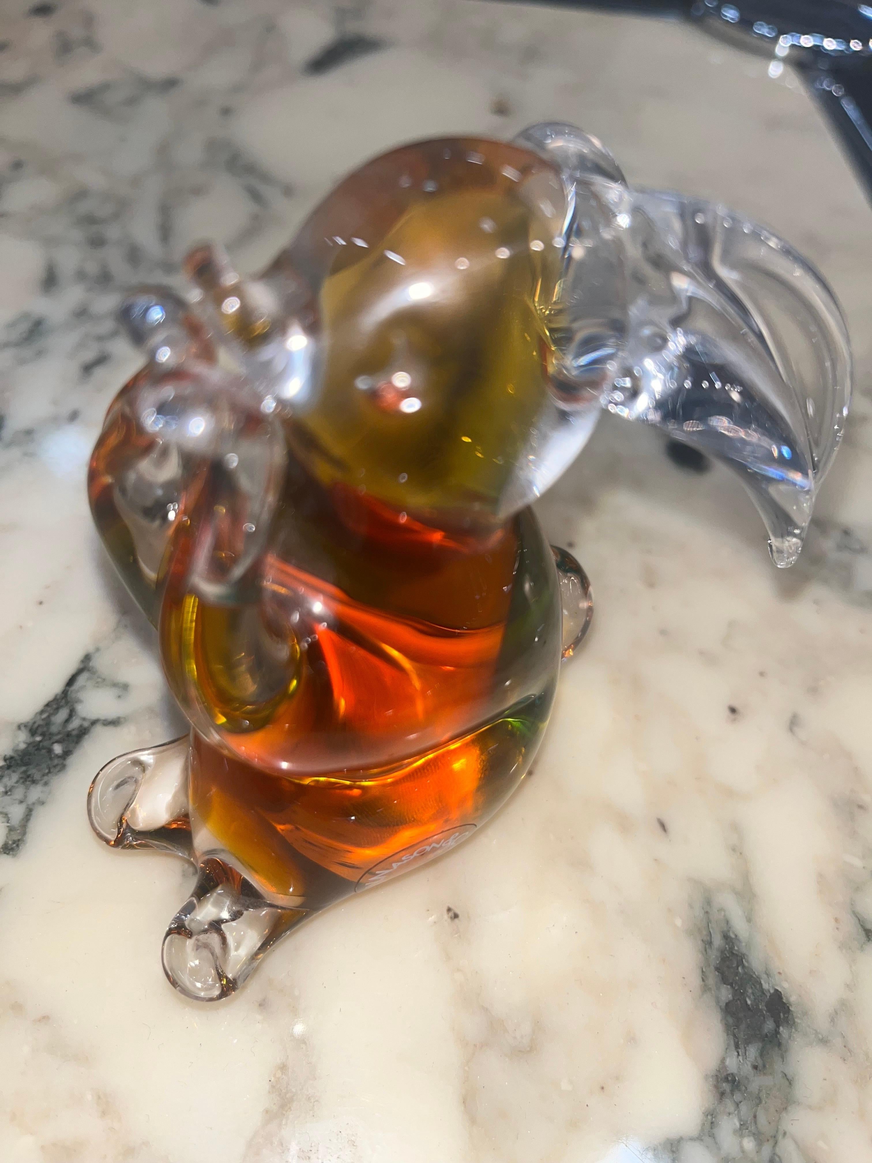 Glass Coniglio di Murano nason  For Sale
