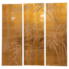 Conjunto de paneles Chinos “Bambú”, Madera de Vernicia Fordii