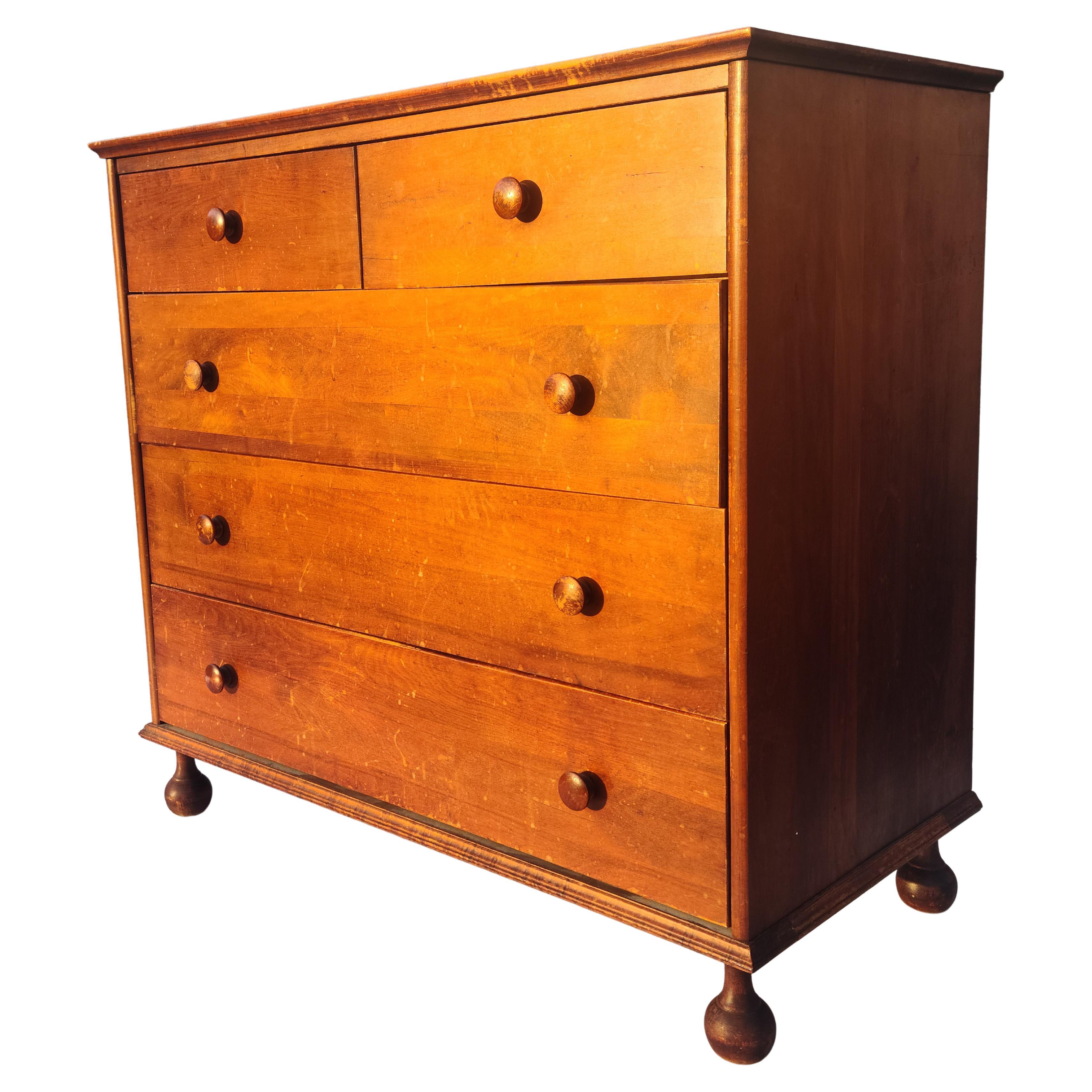 Conant Ball Revival 5 Drawer Low Chest Nice Legs
