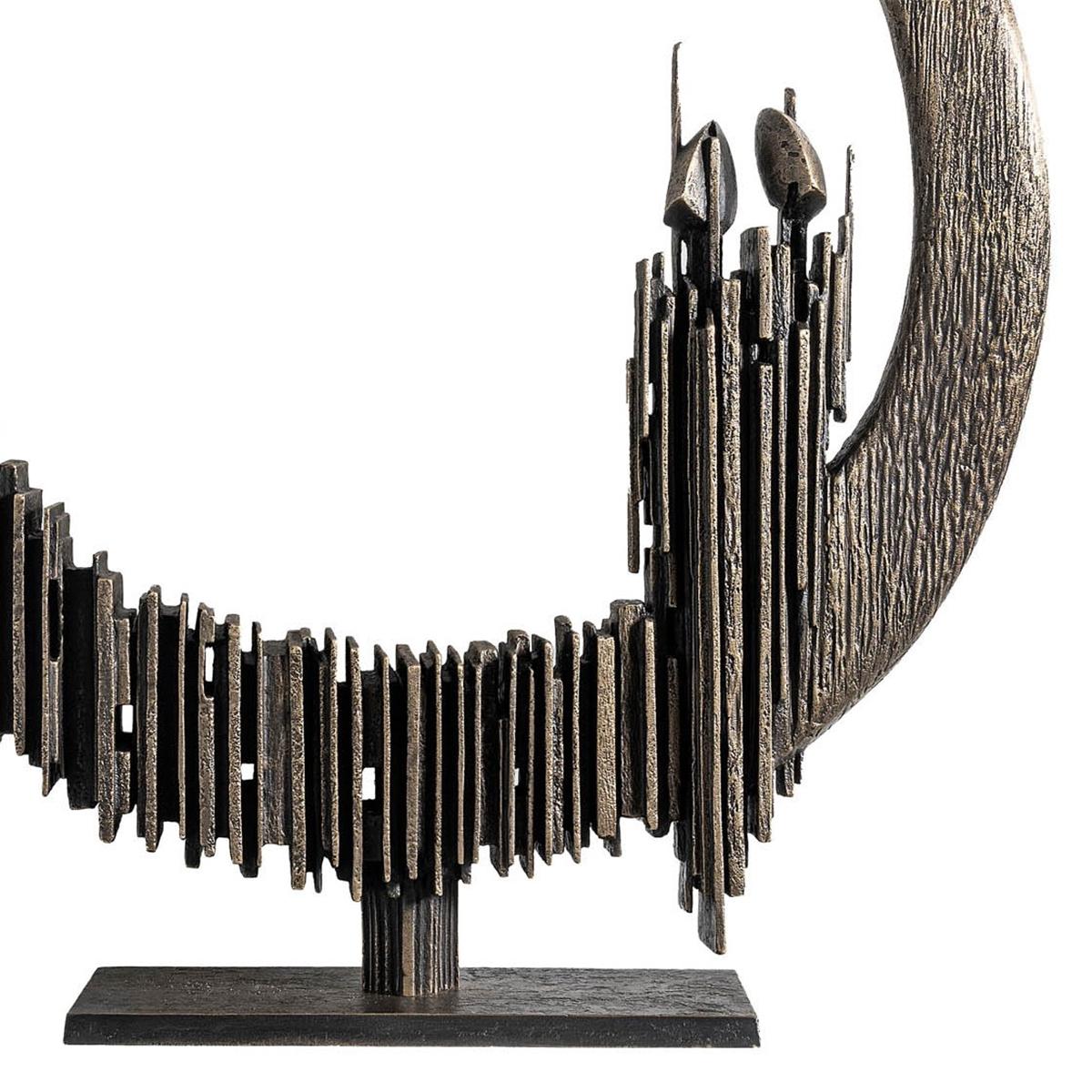 Belge Connecter la sculpture en bronze en vente