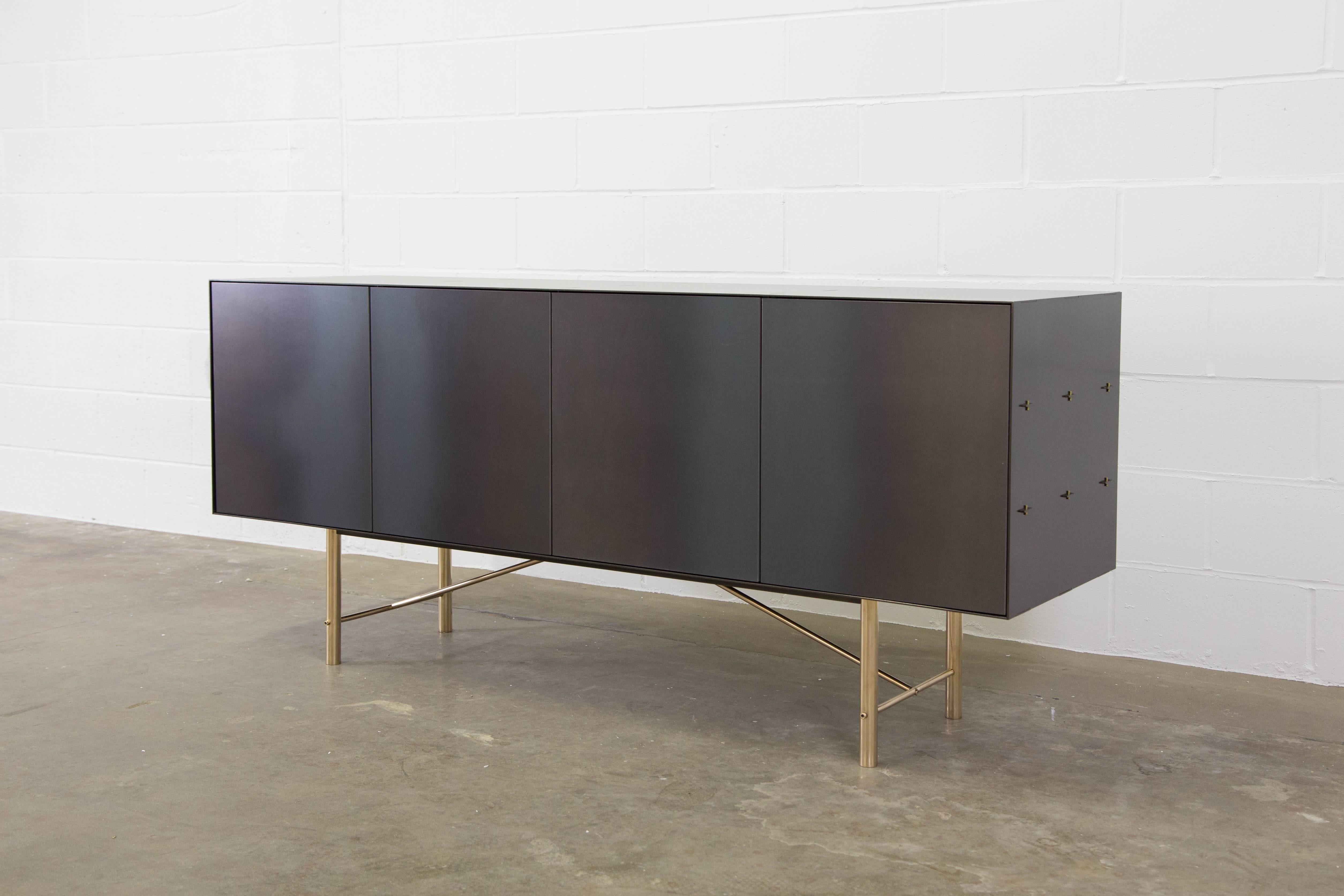 The Connect Collection is designed to express the process by which each piece is created, with visible construction and fastening details that are integral to the final piece. 

Traditional joinery techniques are used in conjunction with mass