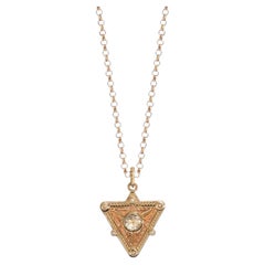Connected To Source Charm in 14K Gold & Diamonds by Anastassia Sel Jewelry