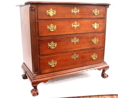 Connecticut Chippendale Cherry Chest of Drawers