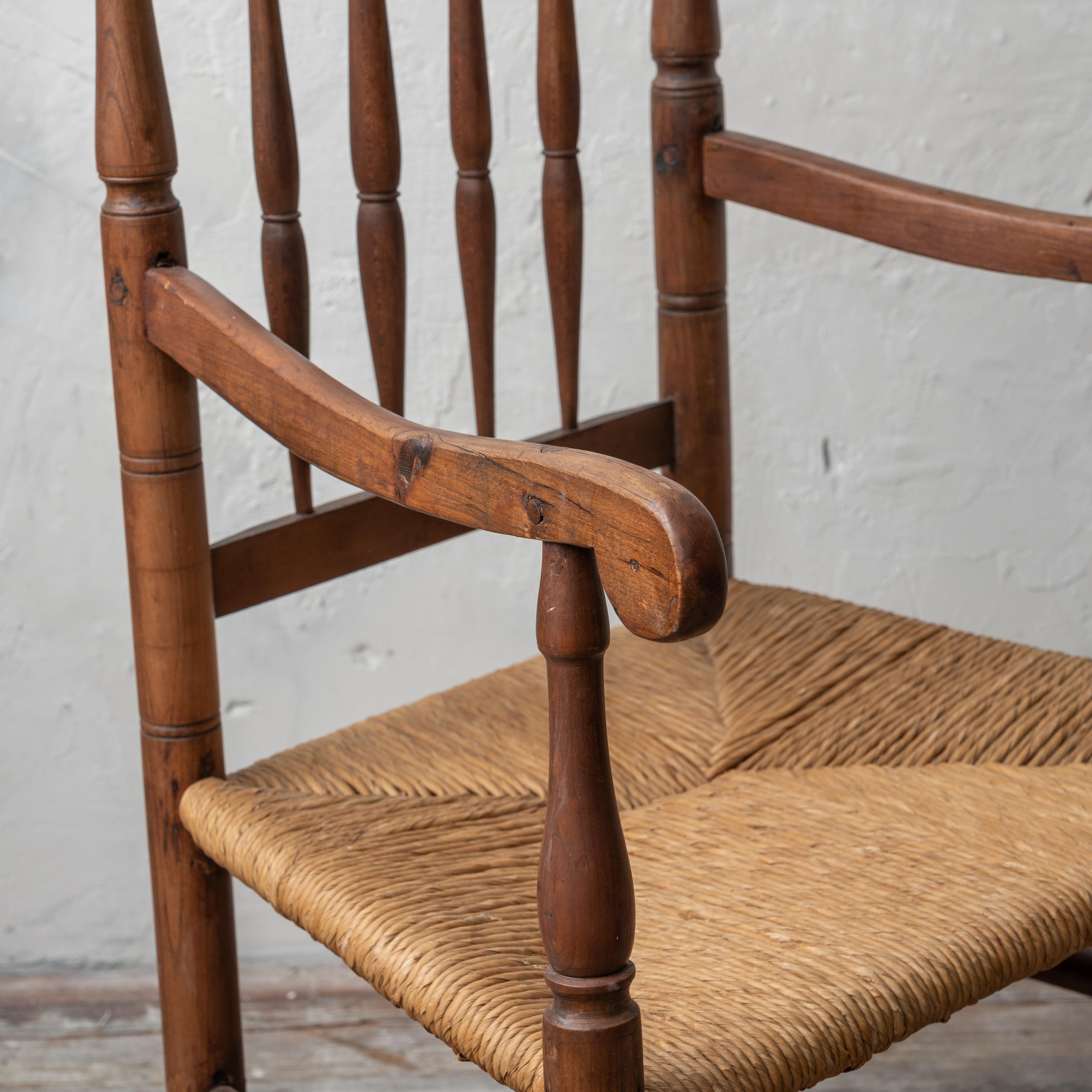 Connecticut William & Mary Armchair, 18th Century For Sale 4