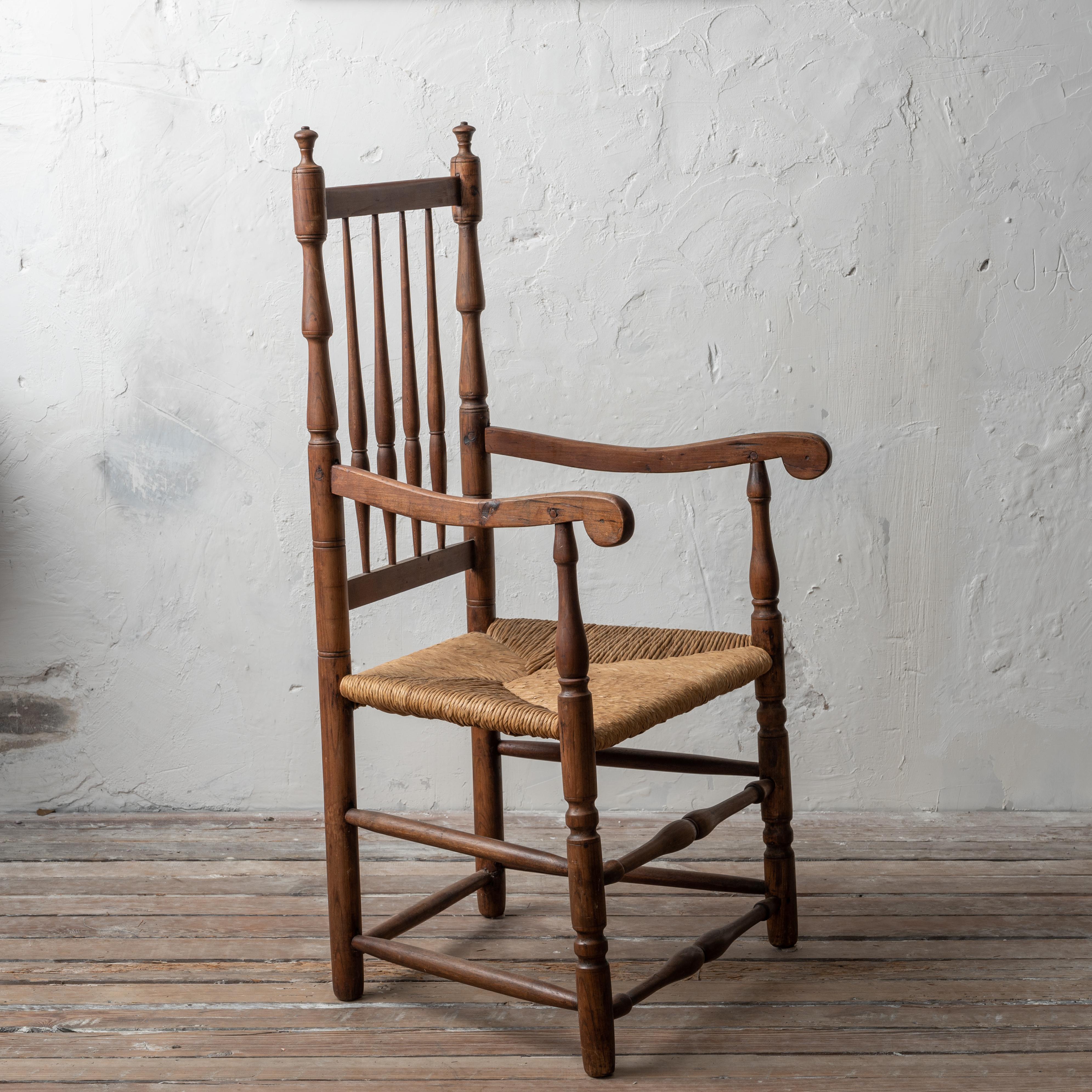 Connecticut William & Mary Armchair, 18th Century For Sale 2