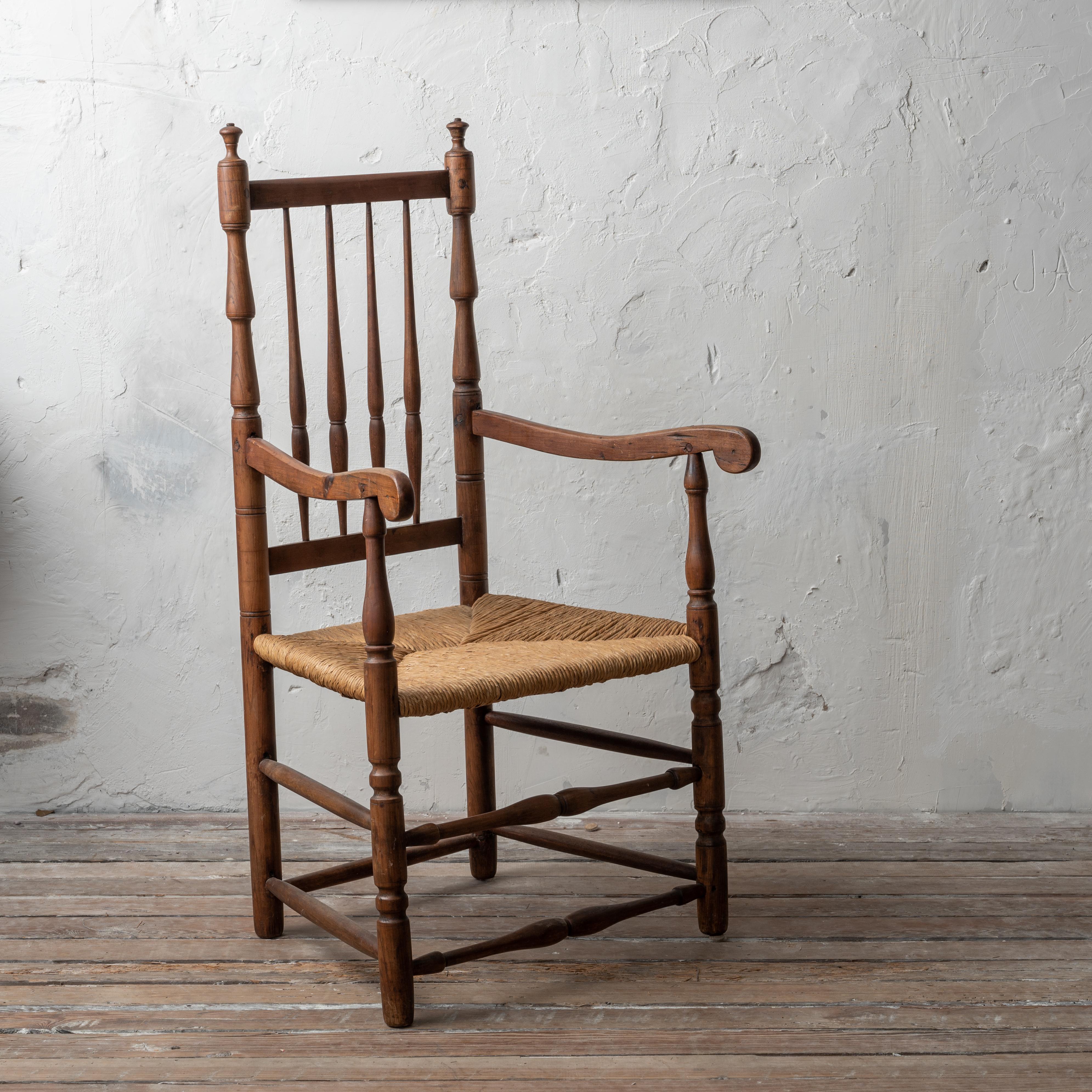 Connecticut William & Mary Armchair, 18th Century For Sale 3