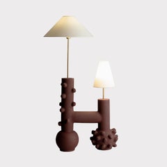 “Connection” Sculptural Terracotta Table Lamp by Liliana Silva, Portugal, 2025