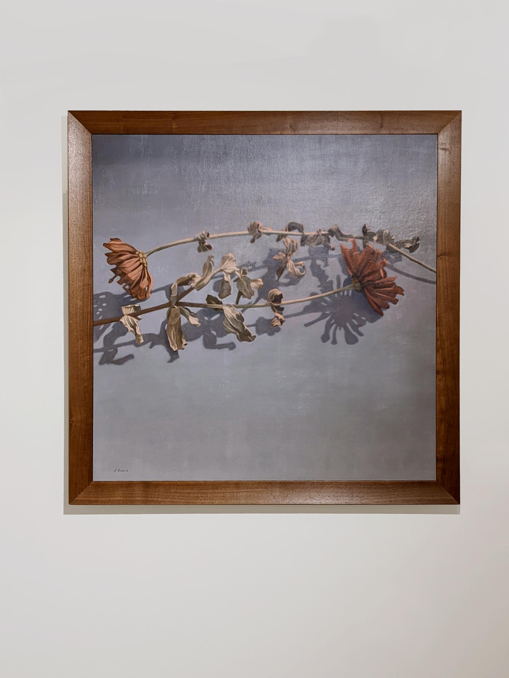 Ein Paar (Grau), Landscape Painting, von Connie Borup