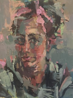 Becca, Portrait Art, Oil on Panel Box,  14 x 11, Figurative Art, 2021 Exhibit