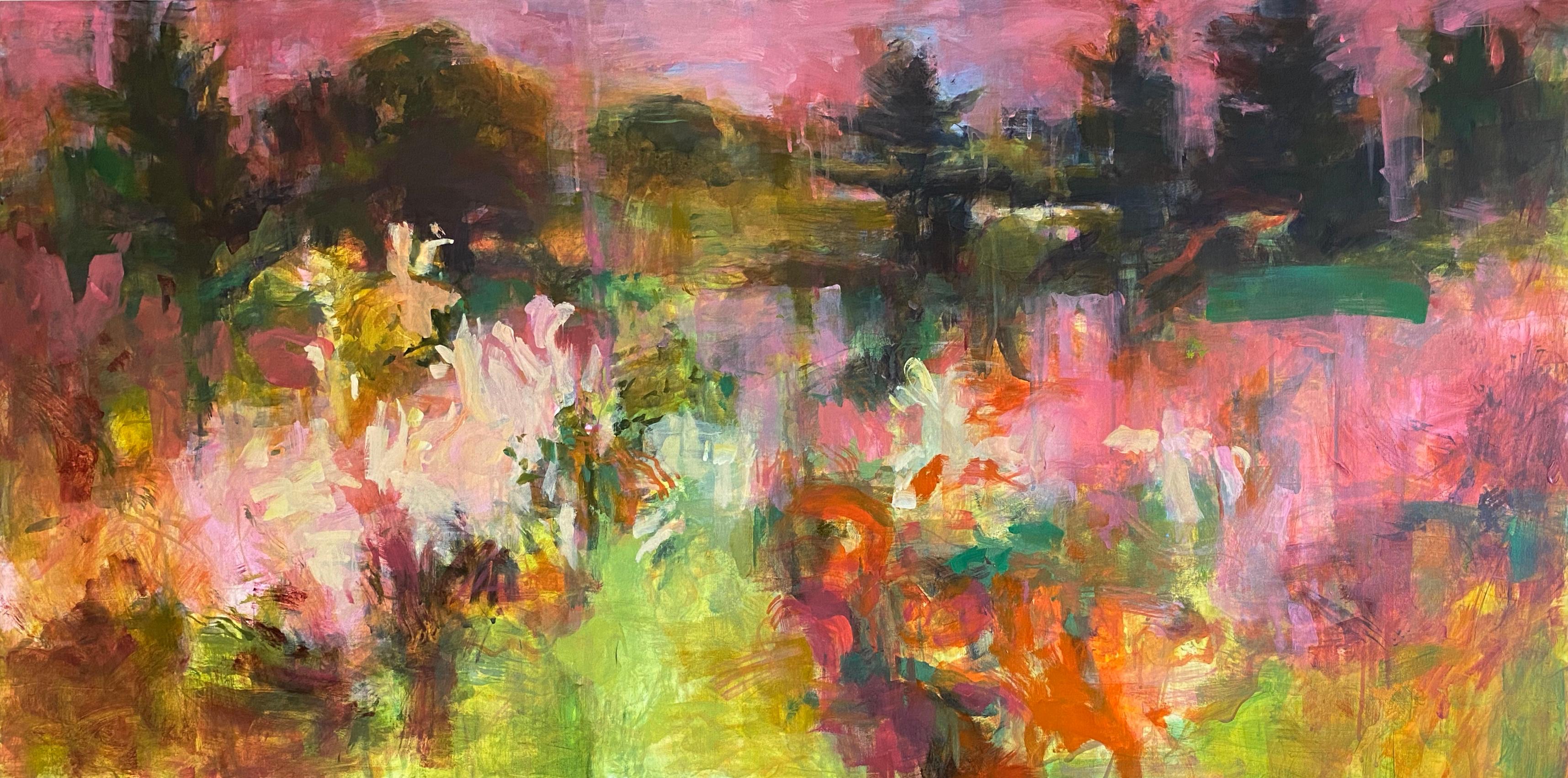 Connie Connally Abstract Painting - Cathedral Meadow