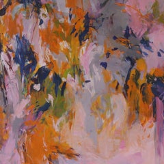 Cobalt Migration Blackland Prairie Abstract Expressionism Texas Artist Framed