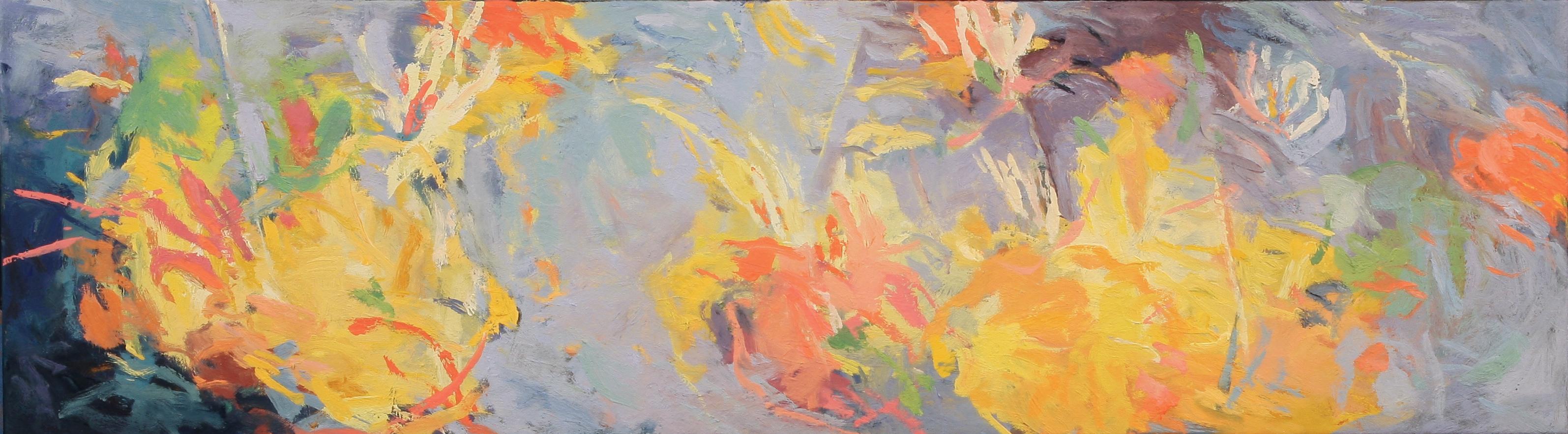 SKY A MUSE FOR THE SEA II (2) Oil on Canvas Abstract Expressionism 34x34 Framed For Sale 6