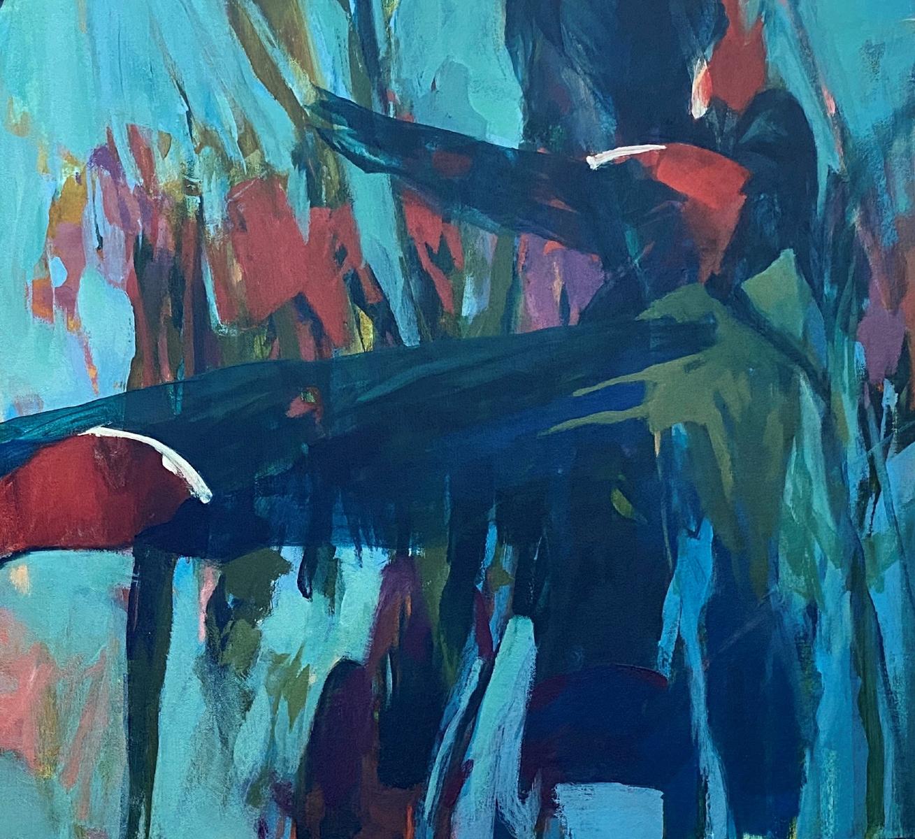 Look for Free Shipping at Checkout

Through The Reeds
Creation Date: 2023
Medium: oil on linen
Size: 16 x 32 x 1.5 in
Framed Size: 17.5 x 33.5 x 2 in

All the botanicals in this series are Texas wildflowers found all over the state, but especially