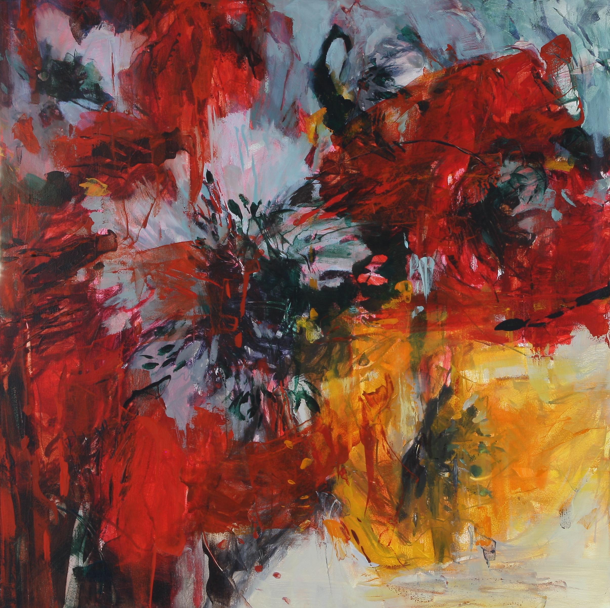 Connie Connally Landscape Painting - Windflower II