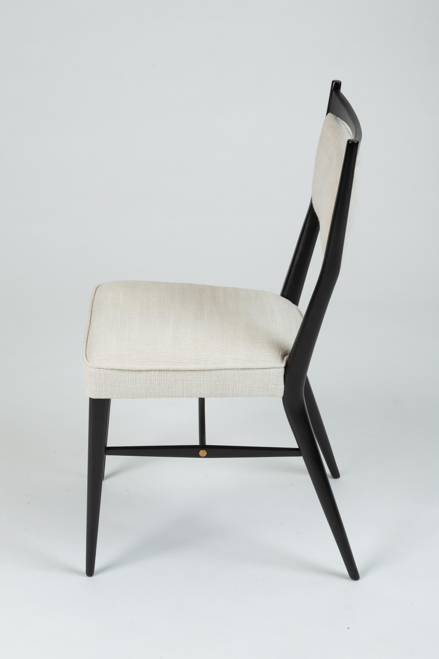 Ebonized Connoisseur Group Side Chair by Paul McCobb for H. Sacks and Sons