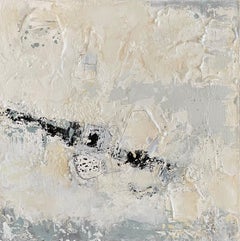 "Abstracts 1480c & 1480b" - Heavily Textured Mixed Media on Canvas