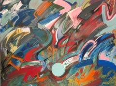 John (The Savage) - Brightly Colored Abstract Painting Acrylic on Canvas