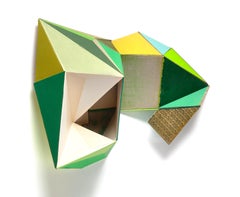 Conny Goelz Schmitt "Beyond" Vintage Book Parts Sculpture