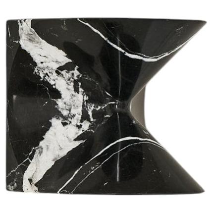 Cono Sconce in Black Marble by Farrah Sit