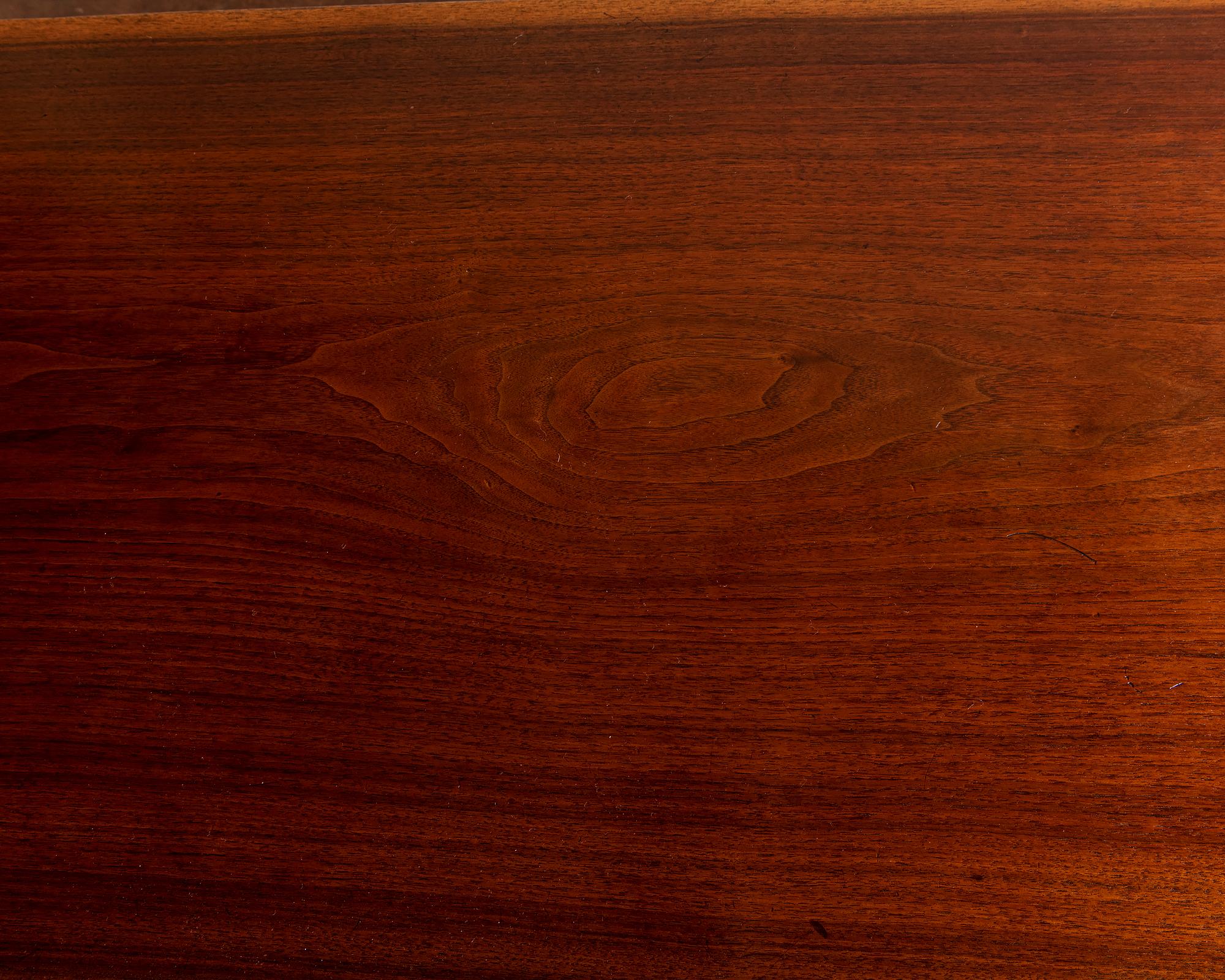 Conoid Cross-Legged Desk in Walnut and Hickory by George Nakashima, 1963 3