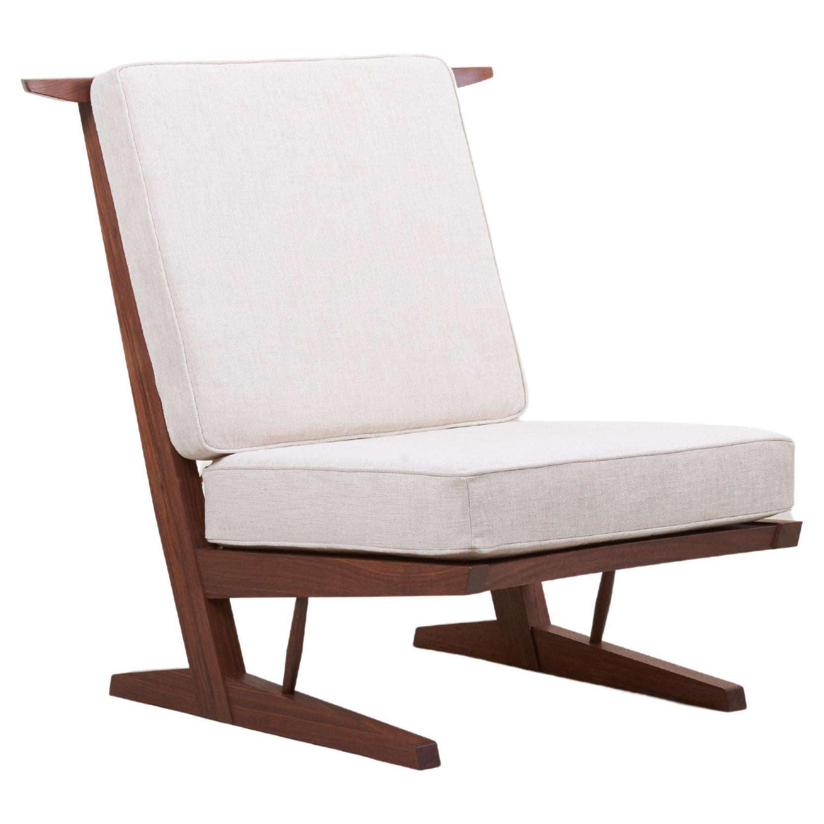 Conoid Lounge Chair by Mira Nakashima based on a design by George Nakashima