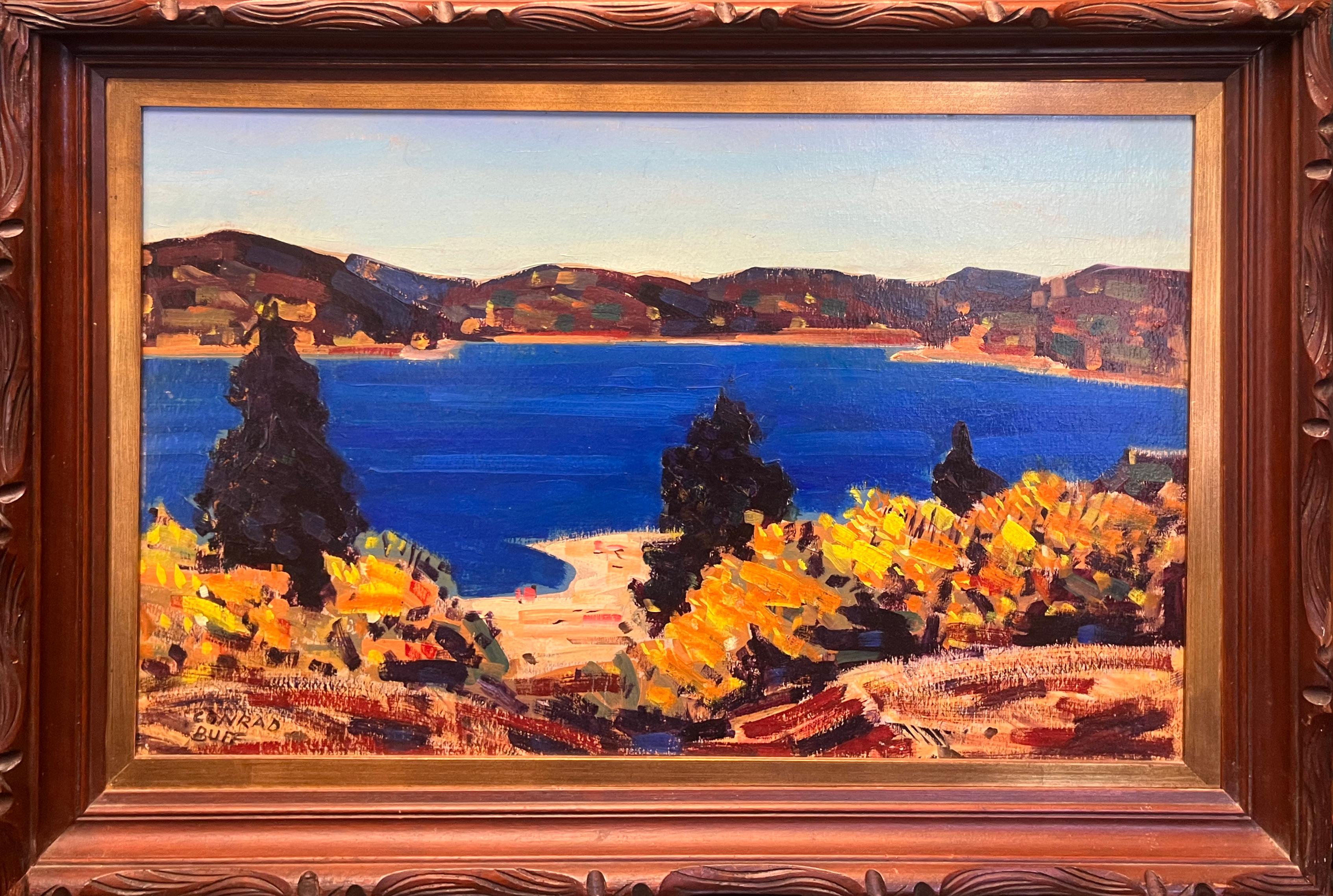 Tahoe Vista, c. 1945 - Painting de Conrad Buff