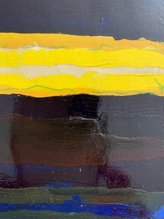 Untitled, Yellow Horizon on Purple