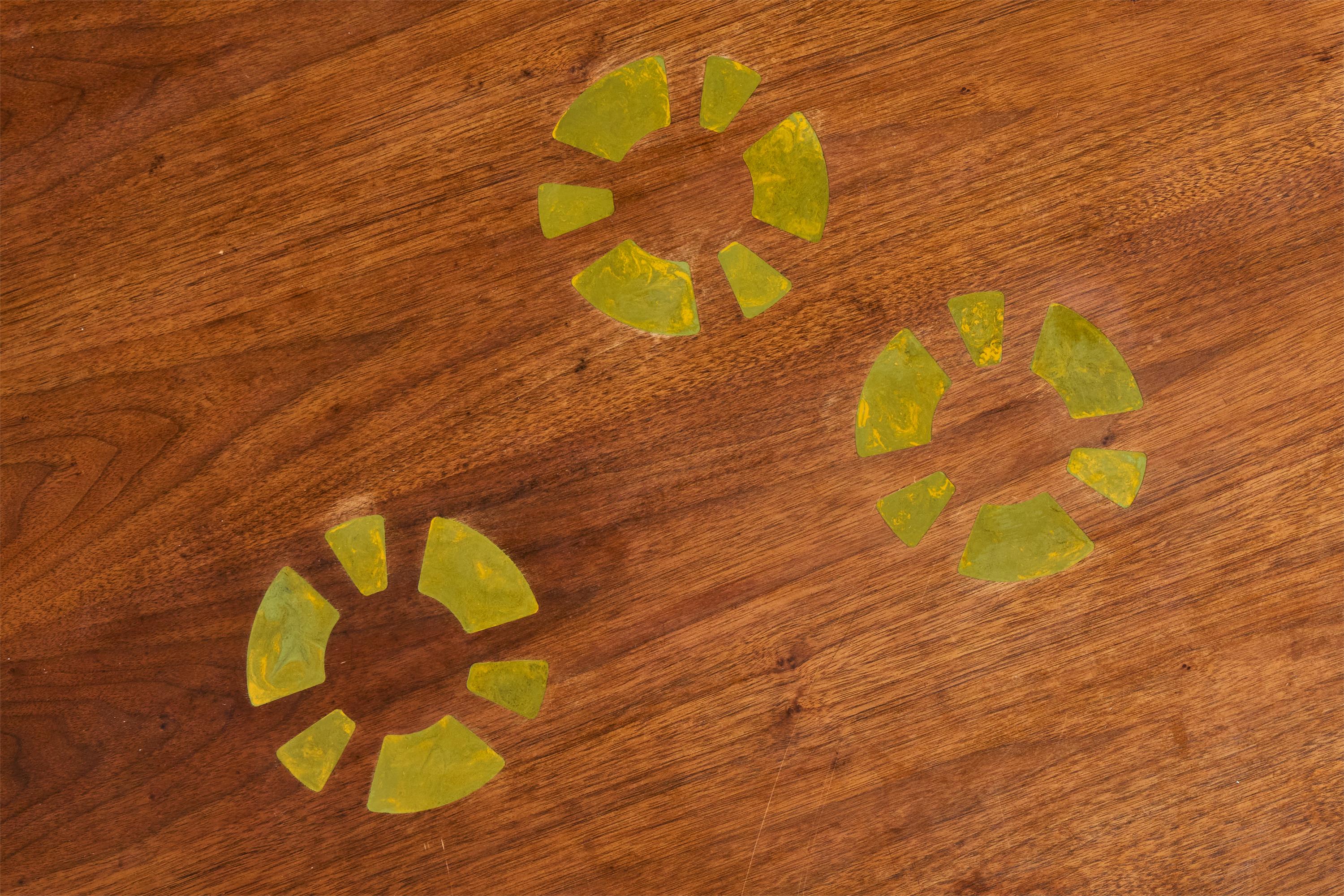 Conrad Divine, Coffee Table, Walnut, Resin, USA, 1960s en vente 3