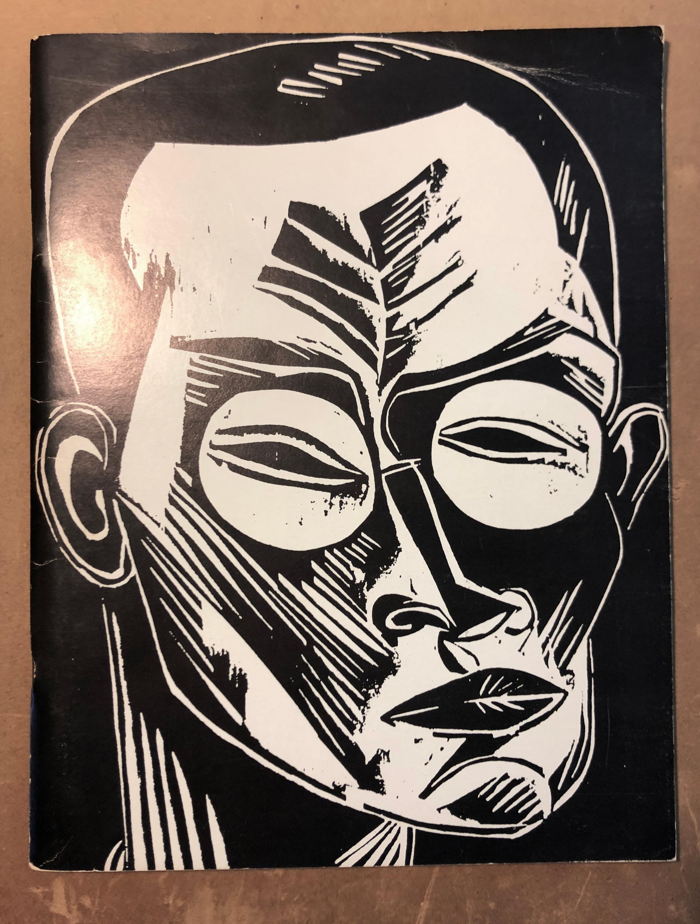 Important Early German Expressionist Woodcut by Conrad Felixmuller  im Angebot 2