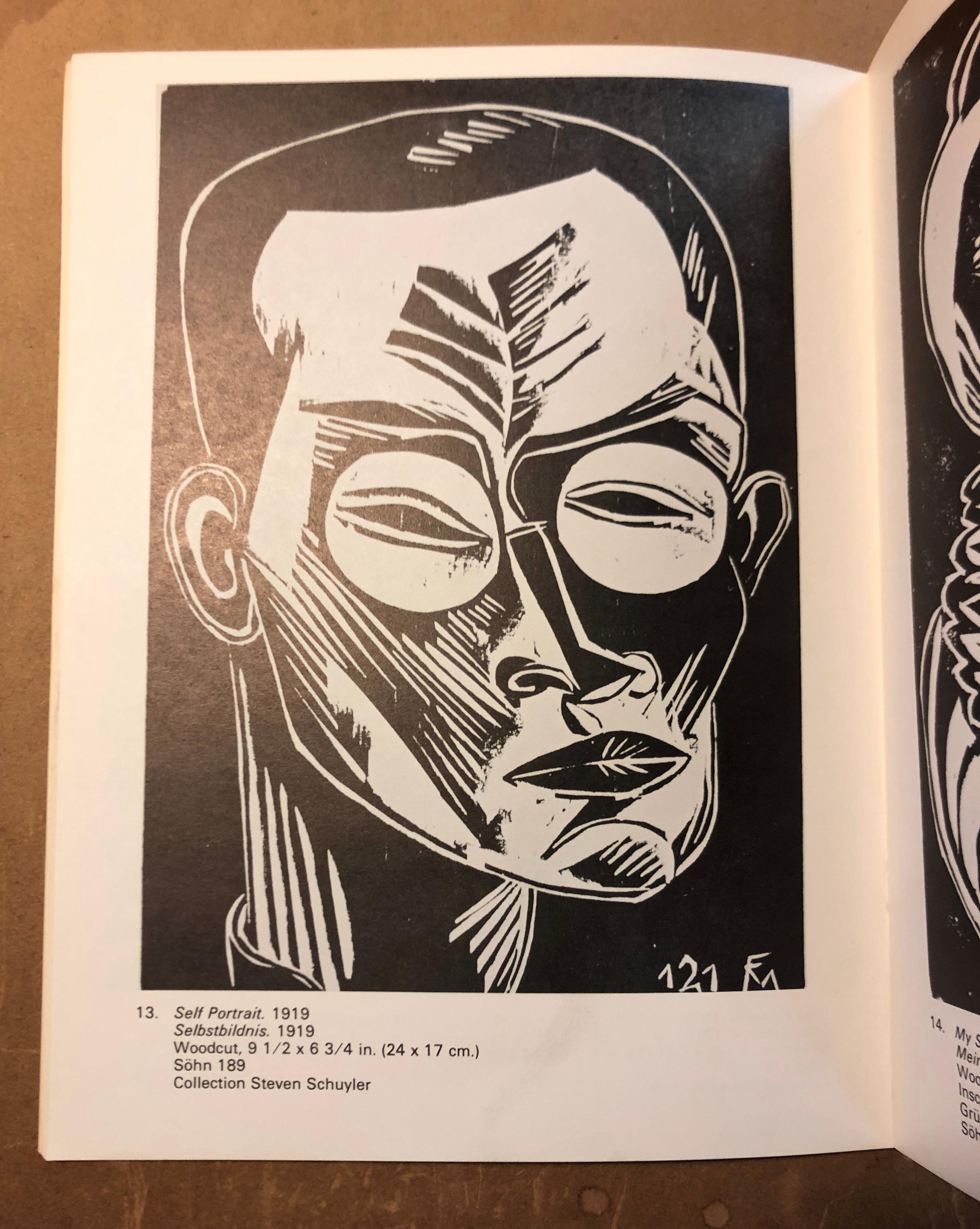 Important Early German Expressionist Woodcut by Conrad Felixmuller  For Sale 1