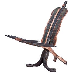 Conrad Hicks, "Artefact", Wrought Iron and Copper Chair