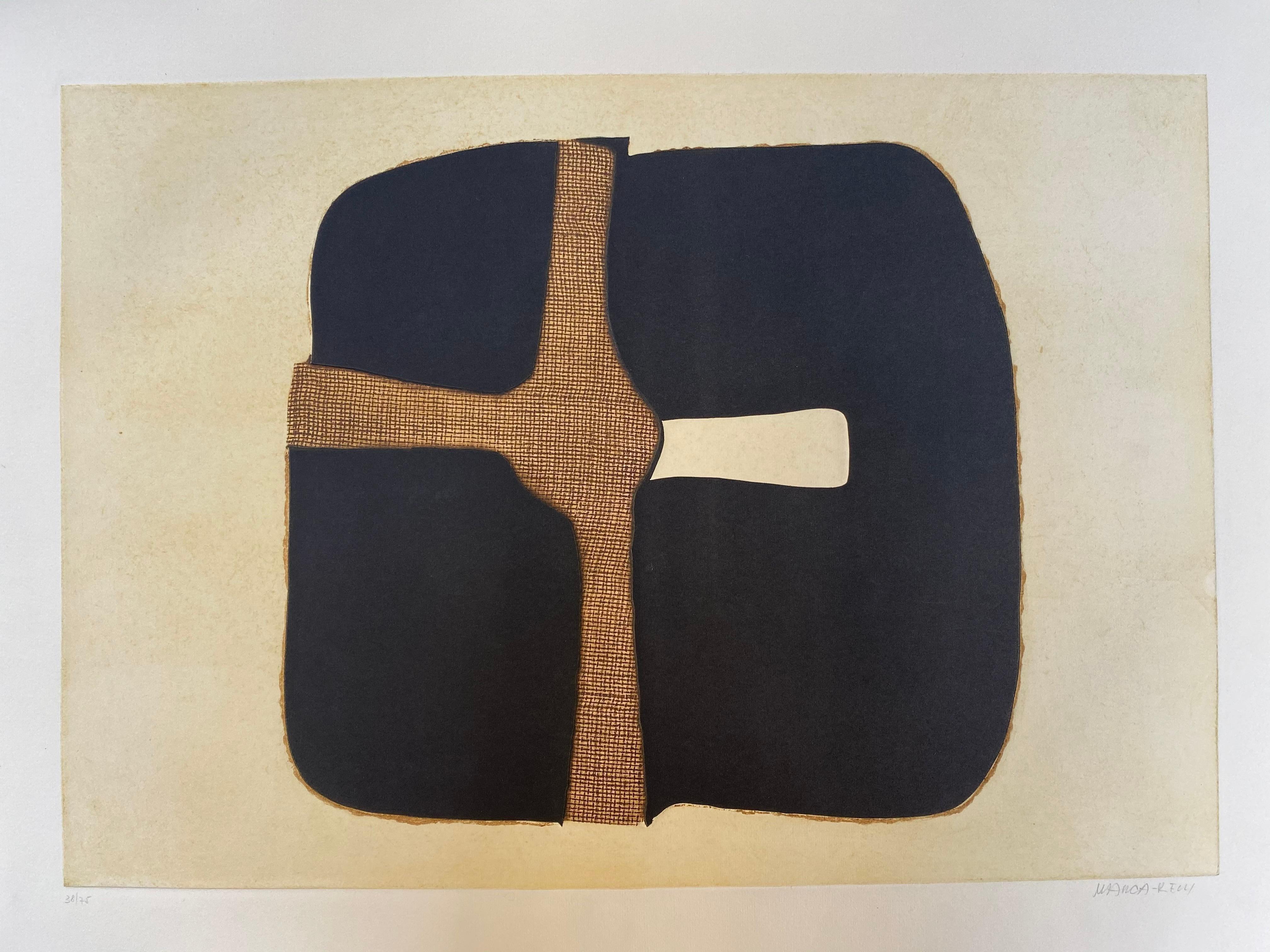 Conrad Marca-Relli

Composition 3
38/75
Techniques mixtes sur papier guarro
Édition Poligrafa
Numéroté sur 75 et signé au crayon par l'artiste 
Circa 1977
77 x 56,5 cm
Parfait état 
1100 euros 