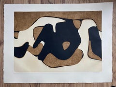 Conrad Marca-Relli Composition Lithography 1977