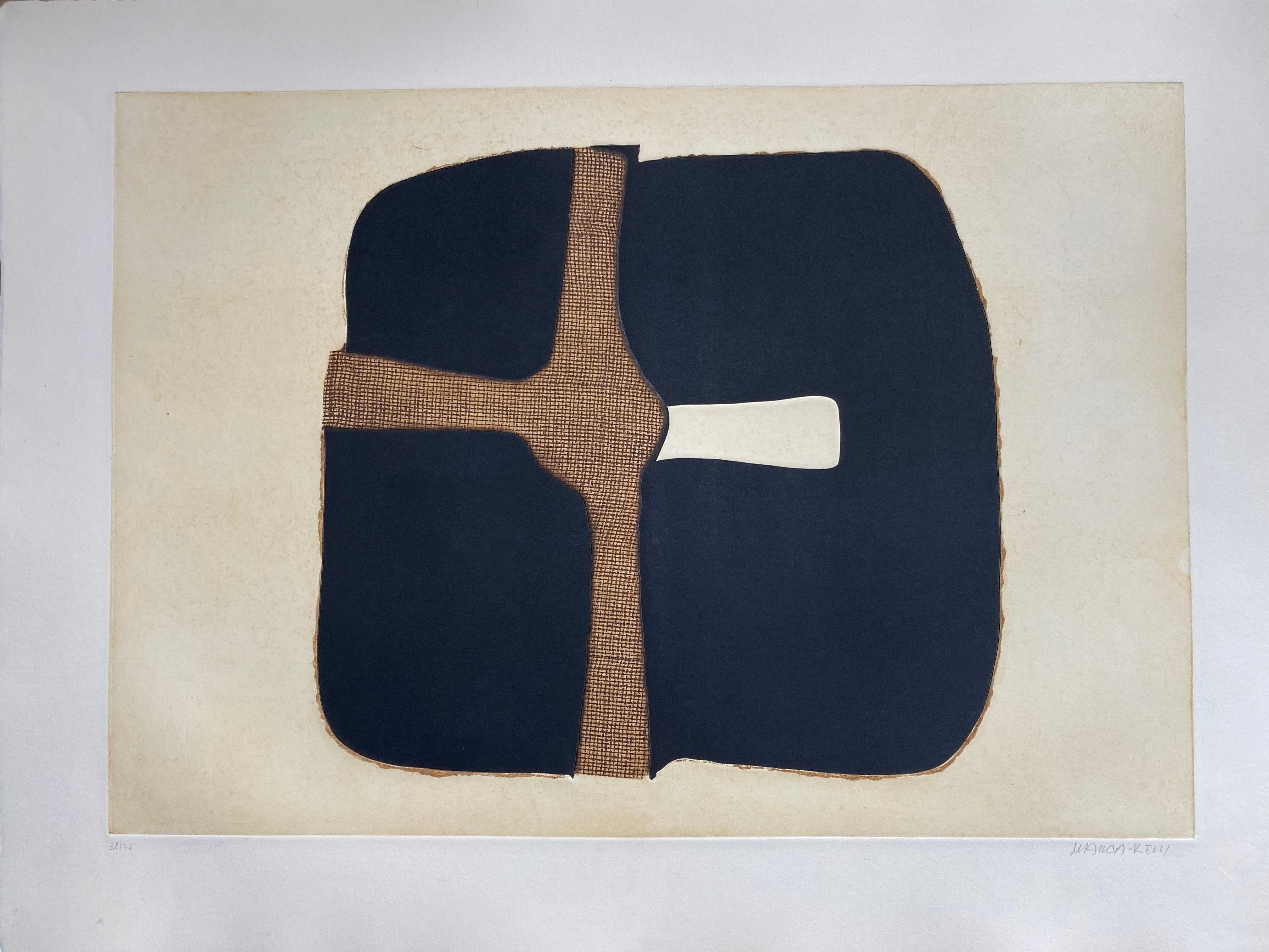 Conrad Marca-Relli Composition Lithography 1977