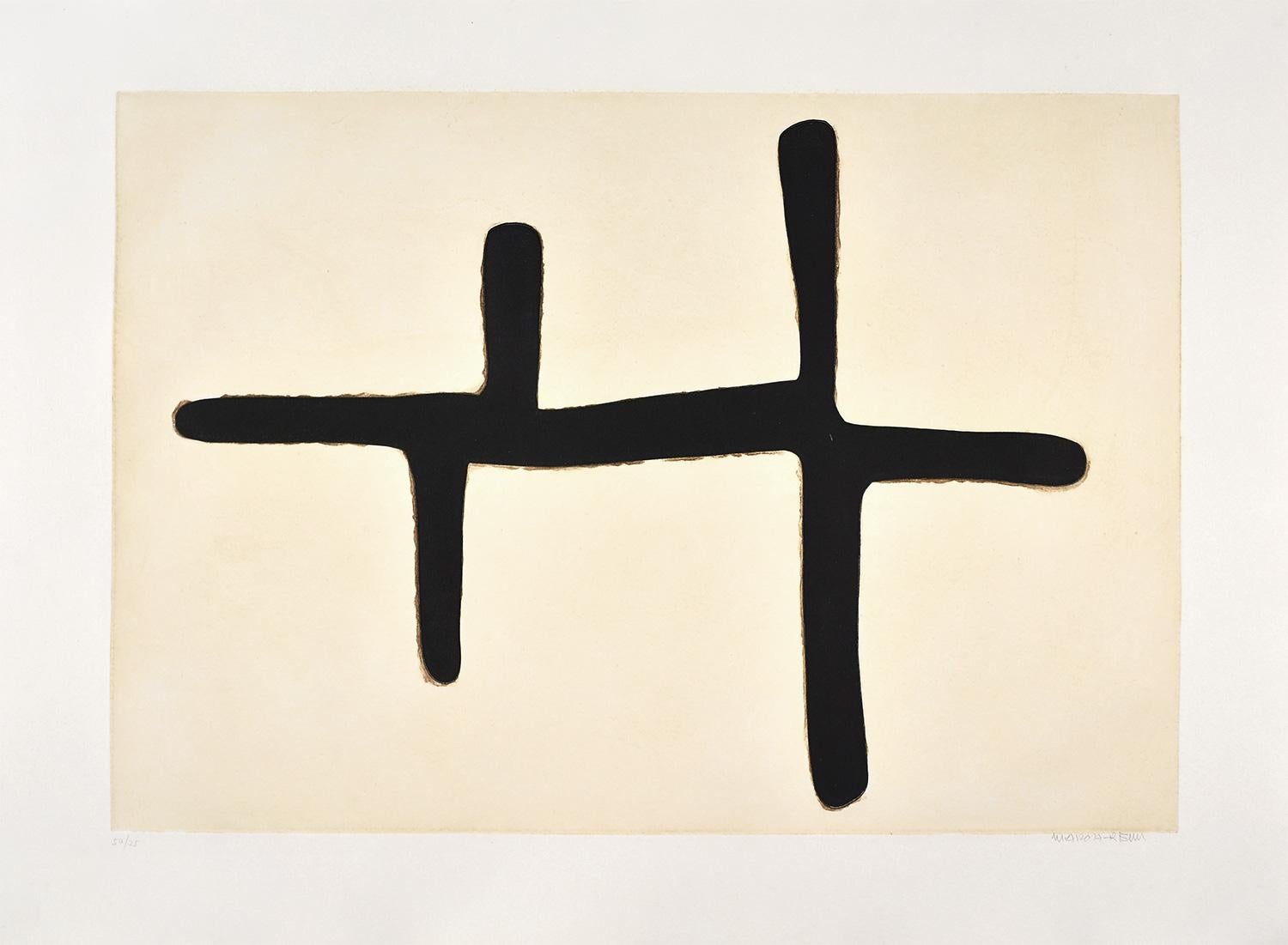 Conrad Marca-Relli - Composition XI
Date of creation: 1977
Medium: Etching and aquatint on Gvarro paper
Edition number: H.C.
Size: 56 x 76 cm
Condition: In very good conditions and never framed
Observations: Etching and aquatint on Gvarro paper hand