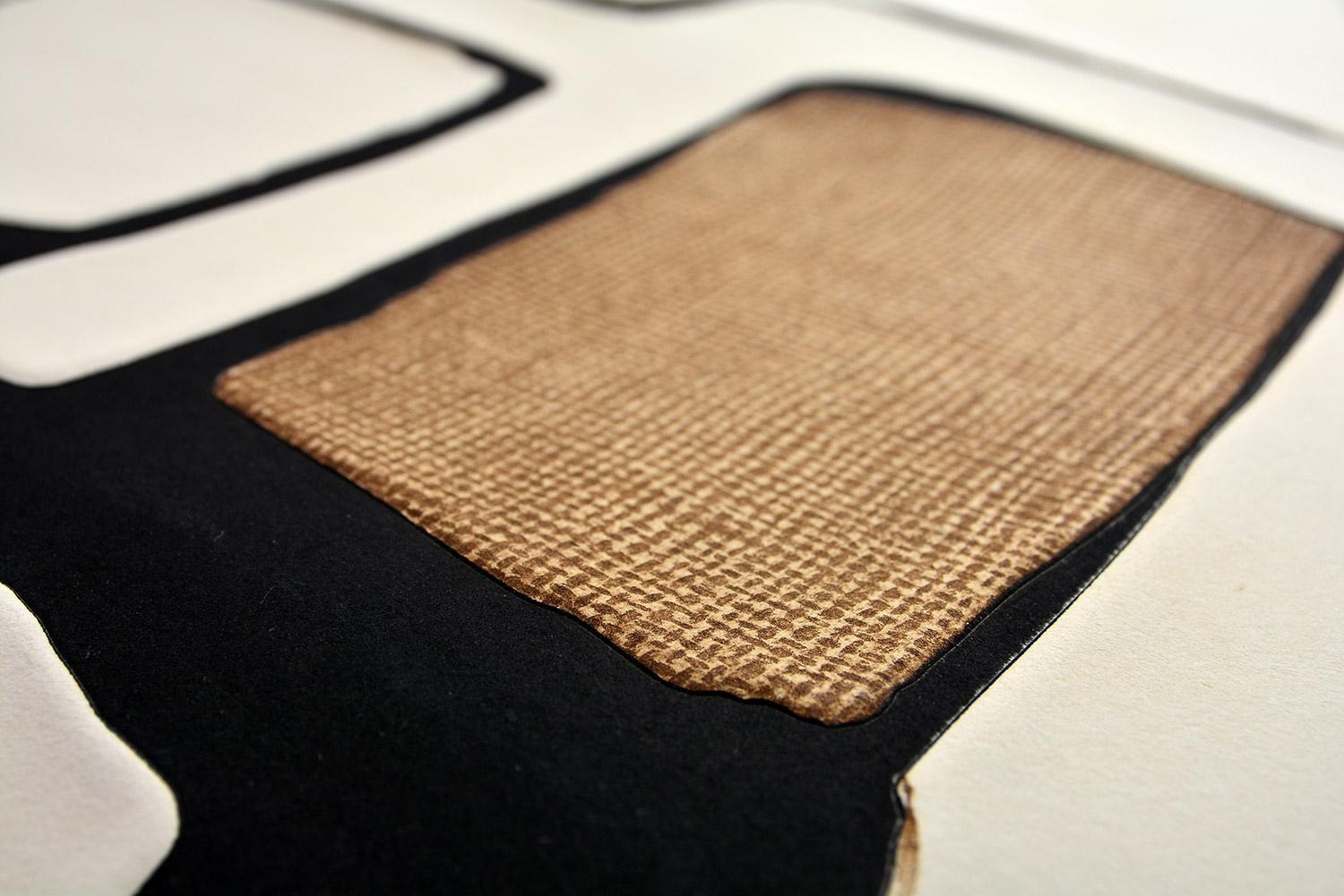 CONRAD MARCA-RELLI Limited ed. Etching & Aquatint American Modern, Contemporary - White Abstract Print by Conrad Marca-Relli