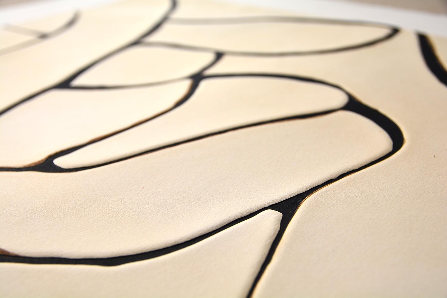 CONRAD MARCA-RELLI Limited ed. Etching & Aquatint American Modern, Contemporary - White Abstract Print by Conrad Marca-Relli