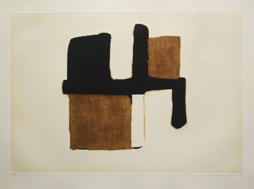 Conrad Marca-Relli Abstract Print - CONRAD MARCA-RELLI Limited ed. Etching & Aquatint American Modern, Contemporary