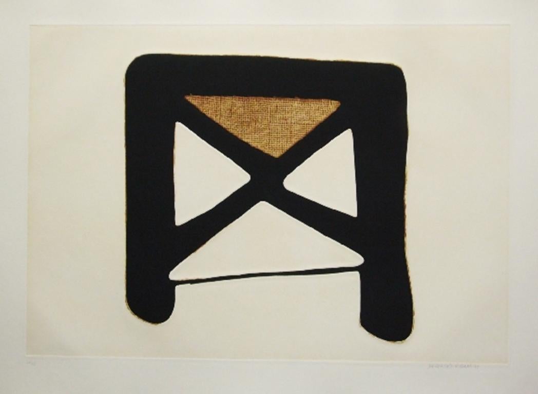 Conrad Marca-Relli Abstract Print - CONRAD MARCA-RELLI Limited ed. Etching & Aquatint American Modern, Contemporary