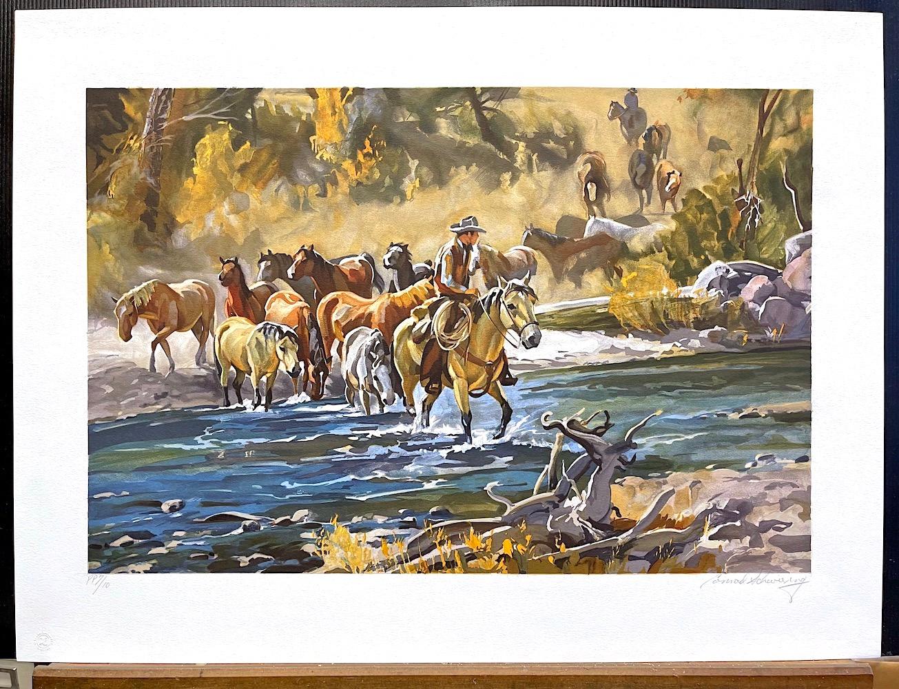 western scene painting